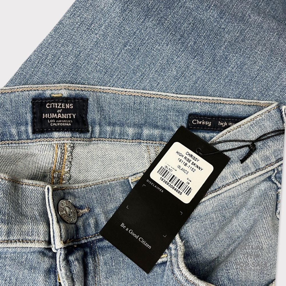CITIZENS OF HUMANITY Chrissy Sculpt High Rise Skinny Jeans - Islands - Picture 6 of 7